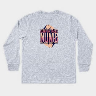 comfortably Numb Mountains Kids Long Sleeve T-Shirt